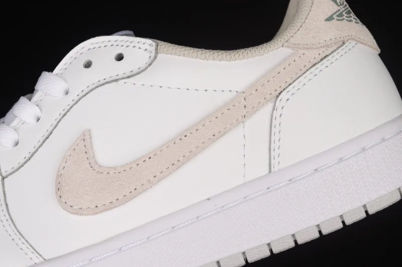 All categories Air Jordan Jordan series basketball shoes Air Jordan 1 Low Air Jordan 1 Low AJ1 Joe 1 low-top beige white gray cultural and leisure sports sneakers CZ0775-100